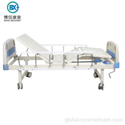 Medical Bed For Home 2 Crank Patient Manual Lateral Tilt Hospital Bed Factory